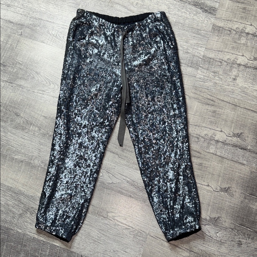 J.Crew‎ Collection Pull-on Sequin Ankle Joggers